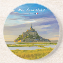 Porta-copos Mont-Saint-Michel, França - Abadia Medieval