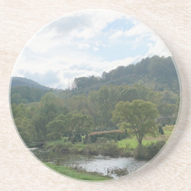 Porta-copos Montanha Partida nas Montanhas Blue Ridge (Frente)