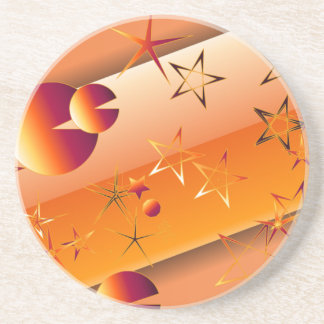 Porta-copos Montanha-russa de estrelas laranja