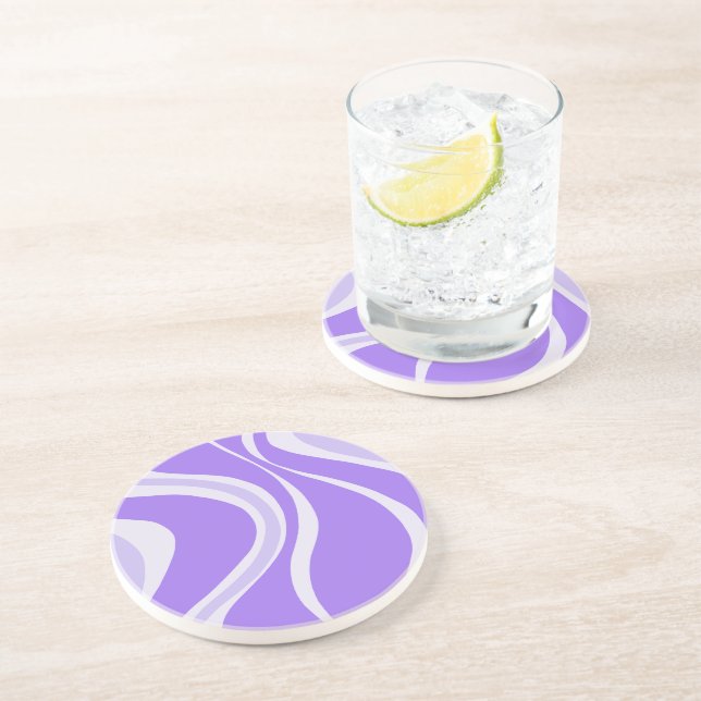 Porta-copos Montanha Russa Roxa Coaster (Lateral)
