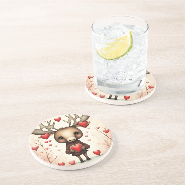 Porta-copos Moose Love 3 (Lateral)