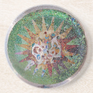 Porta-copos Mosaico verde de Parc Guell
