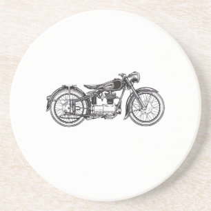 Porta-copos Motocicleta Retroativa - Eu Amo Minha Motocicleta