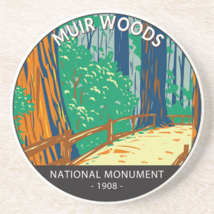 Porta-copos Muir Woods National Monument California Vintage