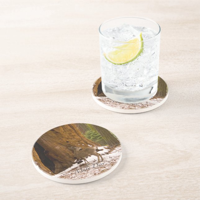 Porta-copos Mule Deer (Lateral)