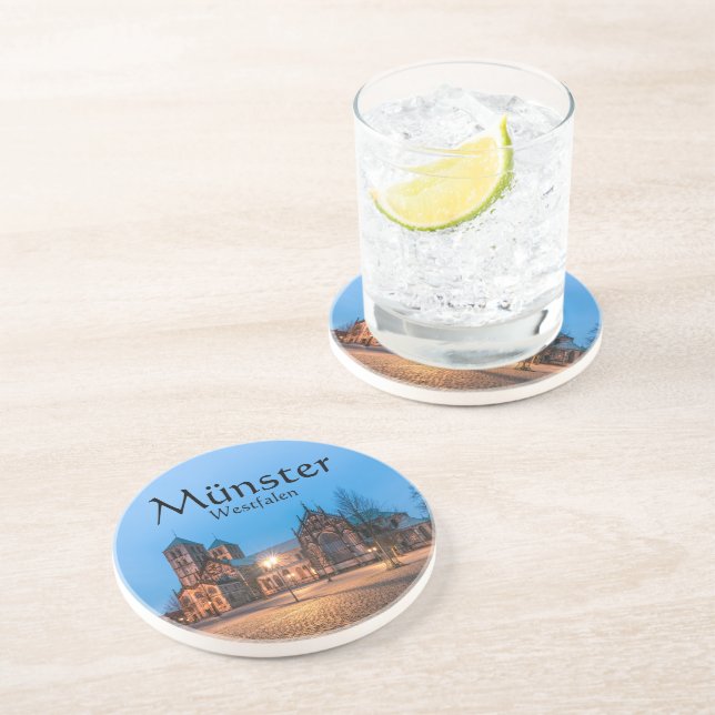 Porta-copos Münster Souvenir (Lateral)