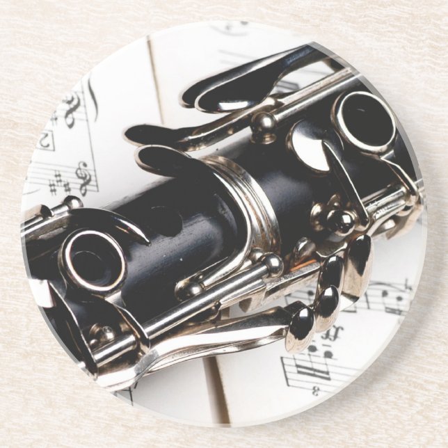 Porta-copos Música Clarinet (Frente)