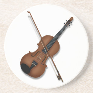 Porta-copos Música Clássica Violin & Arco Trompe L'oeil