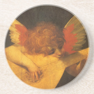 Porta-copos Musical Angel Tocando Luta por Rosso Fiorentino