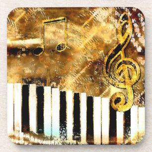 Porta copos Musical Grunge Cork