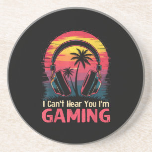 Porta-copos Não Posso Ouvir Você Estou Jogando Vídeo Games Fof