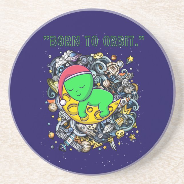 Porta-copos nascer para órbita alienígena dormindo (Frente)
