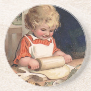 Porta-copos Natais vintages - Biscoitos para mulheres