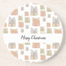 Natais vintages bonitos dotados pintados à mão