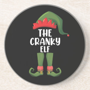 Porta-copos Natal do Grupo de Combinação da Família Cranky Elf
