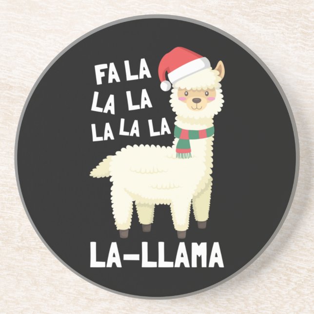 Porta-copos Natal Fa La Llama Essential (Frente)
