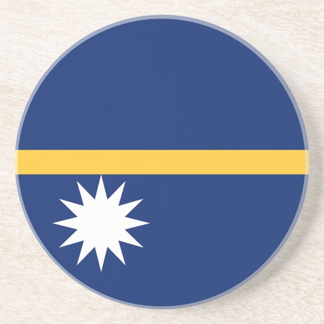 Porta-copos Nauru Flag (Frente)