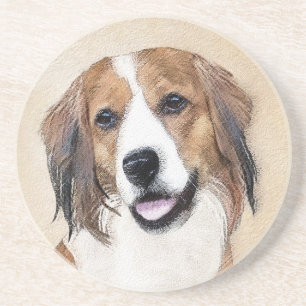 Porta-copos Nederlandse Kooikerhondje - Pintura de Cachorro