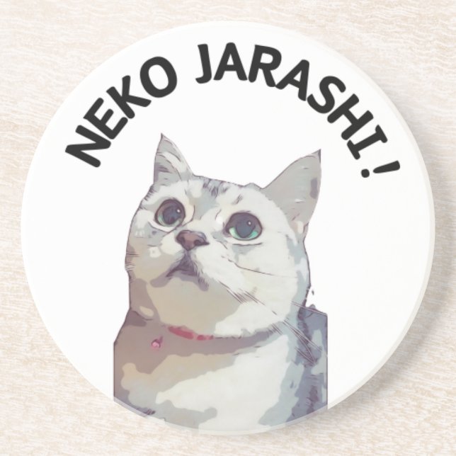 Porta-copos NEKO JARASHI coaster by ramu (Frente)
