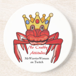 Porta-copos Nenhuma atitude de Crabby, MmeWarriorWoman no Twit