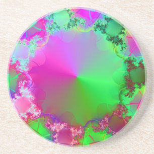 Porta-copos Neon Pink e Green Cone