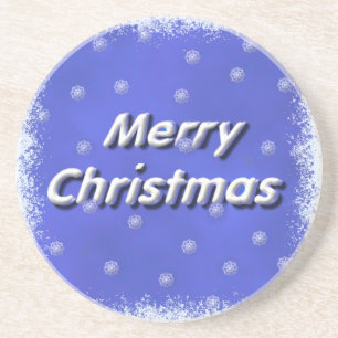Porta-copos neve do Feliz Natal 3D