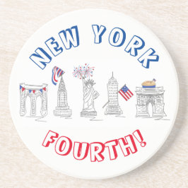 Porta-copos New York Quarta NYC Patriótico julho 4