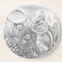Porta-copos Nibbling de chipmunk