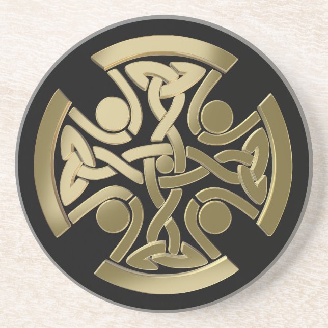 Porta-copos Nó de ouro Celular (Frente)