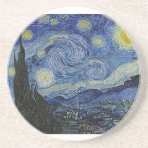 Porta-copos Noite Estrelada de Van Gogh