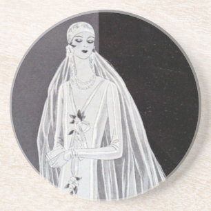 Porta-copos Noiva Flapper