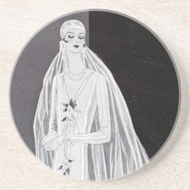 Porta-copos Noiva Flapper (Frente)