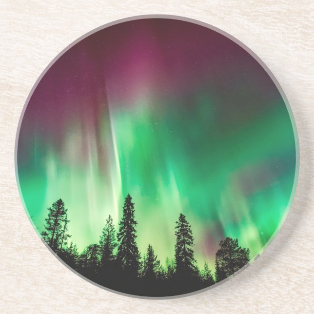 Porta-copos Nortes Aurora borealis (Frente)
