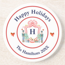 Porta-copos Noz-cracker Monograma Natal