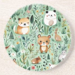 Porta-copos Núcleo de algodão, zona verde, paisagem rural