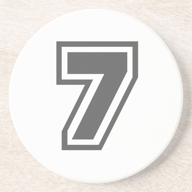 Porta-copos Número 7 (Frente)