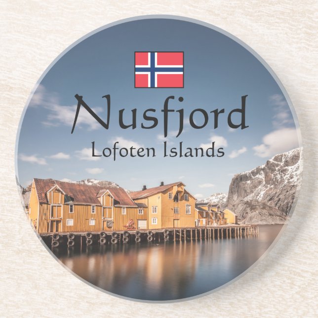 Porta-copos Nusfjord Lofoten (Frente)