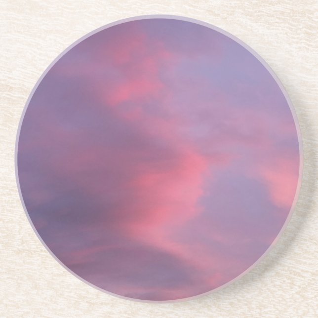 Porta-copos Nuvens Rosa Azul (Frente)