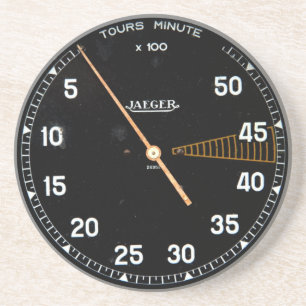 Porta-copos O carro clássico rev contra, calibre do tacômetr