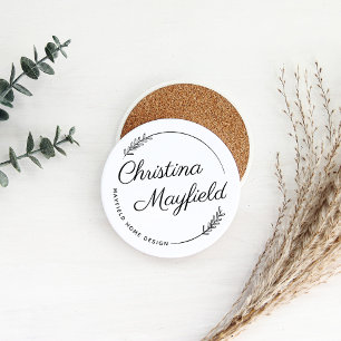 Porta-copos O Elegante Laurel deixa a empresa de nomes persona