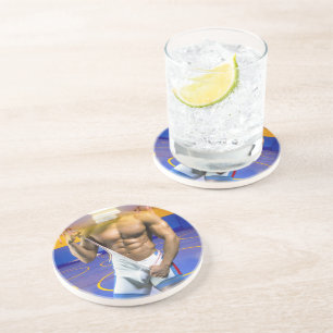 Porta-copos O homem muscular de SlipperyJoe boja trai de ginás