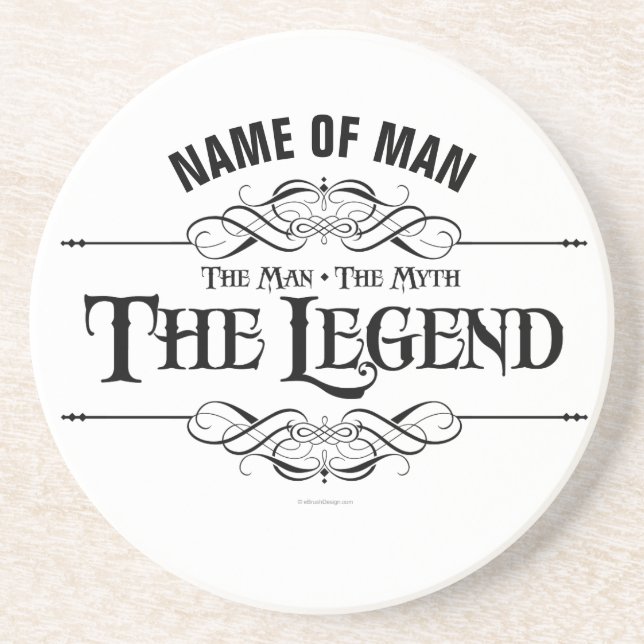 Porta-copos O Homem, O Mito, A Lenda (Frente)