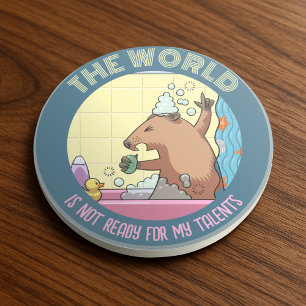 Porta-copos O Mundo Não Está Pronto Para Cantar O Groundhog