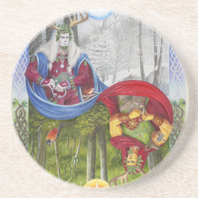 Porta-copos O Rei Santo / Rei Oak (Frente)