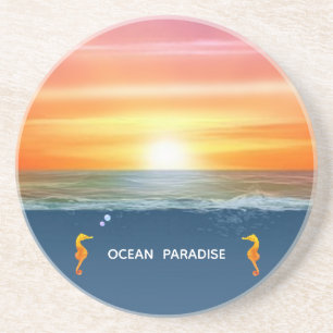Porta-copos Ocean sunrise e Sea Party Favor