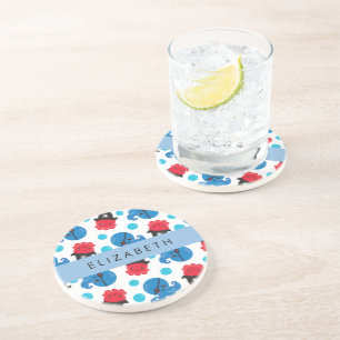 Porta-copos Octopus Pirata, Padrão Octopus, Mar, Seu Nome