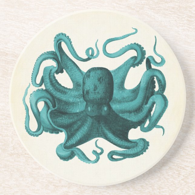 Porta-copos Octopus Vintage (Frente)