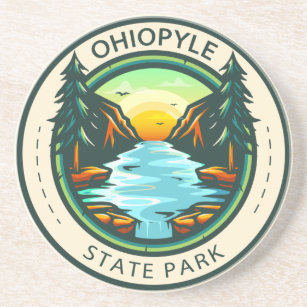 Porta-copos Ohiopyle State Park Crachá da Pensilvânia