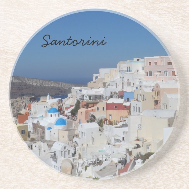 Porta-copos Oia, Santorini- Grécia (Frente)