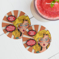 Olá, 30s Mulher Vintage Retro 90s Diversão Anivers